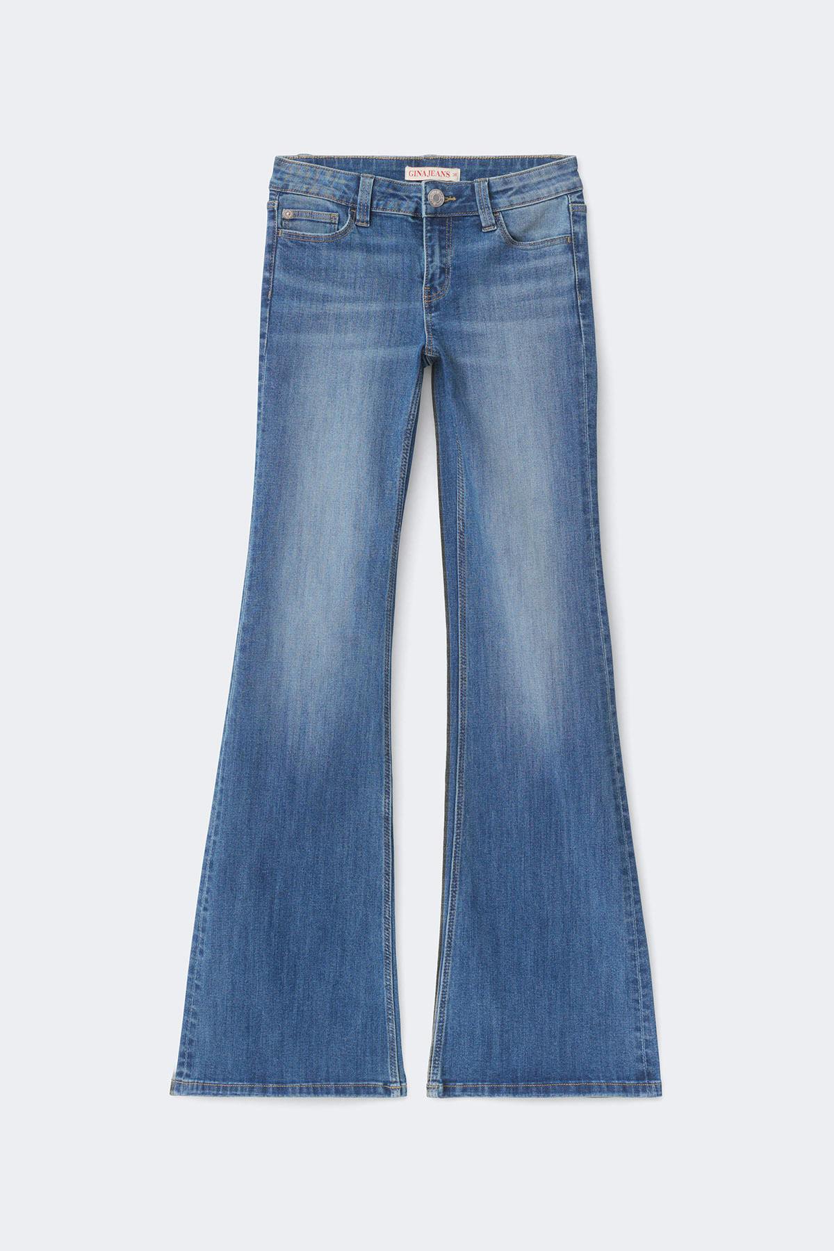 Glow low flare jeans - Super lt blue