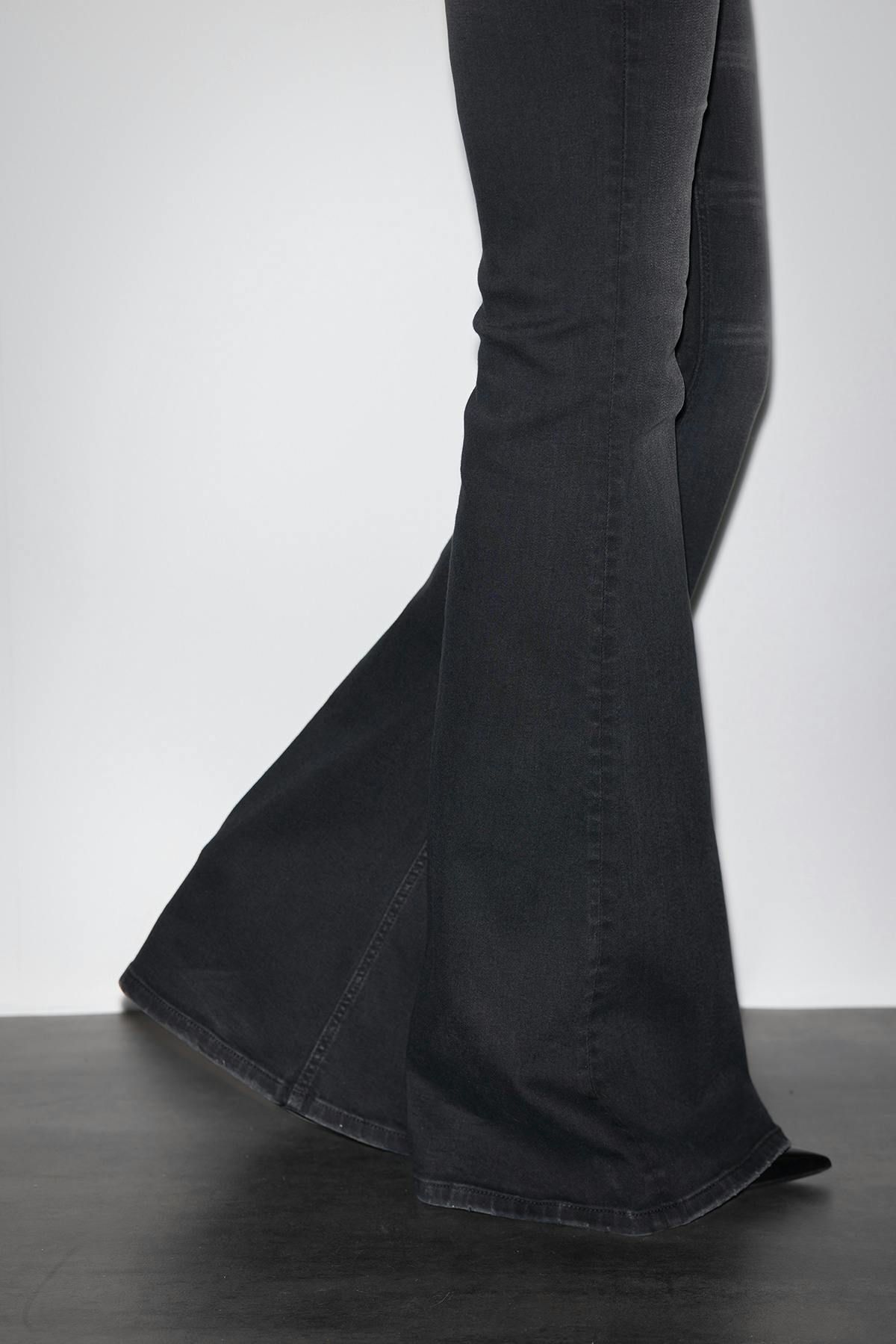 Ultra flare jeans - Offblack