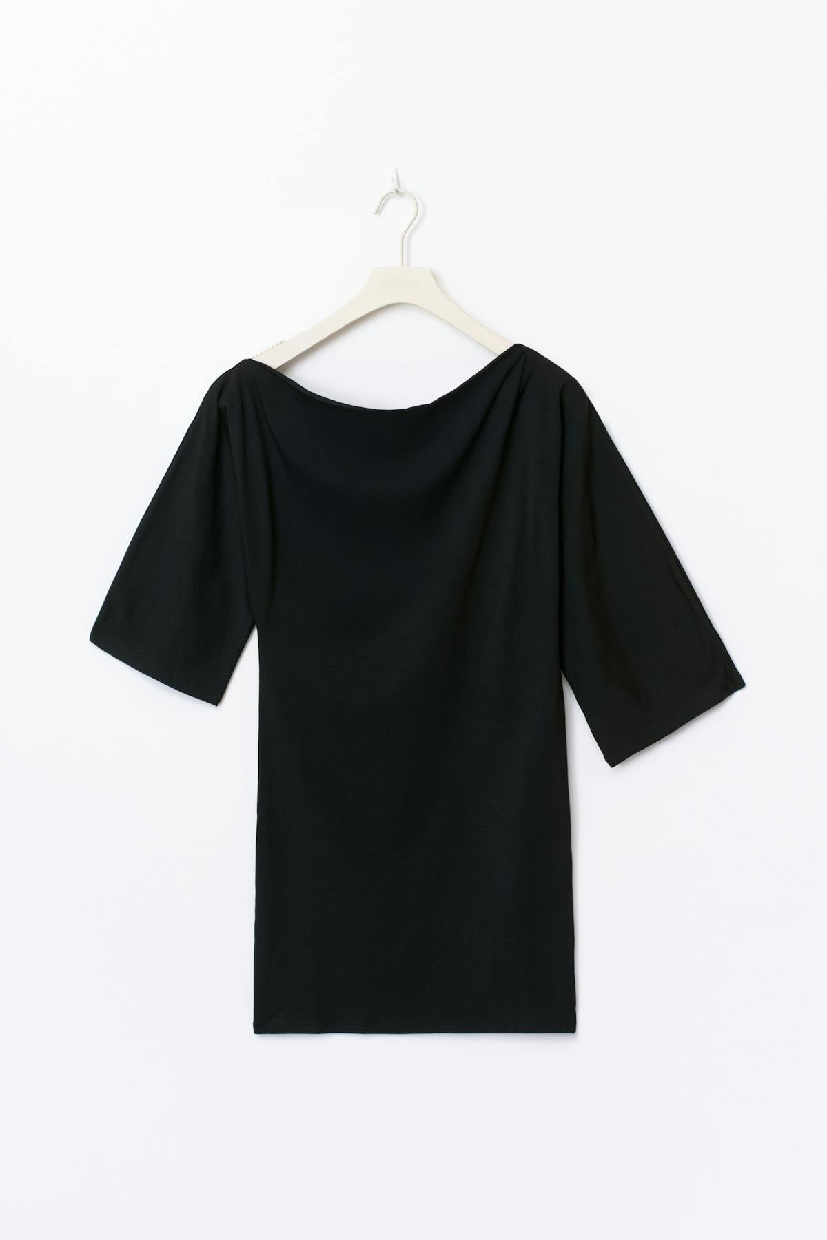 14+ shaped long sleeve dress - Noir