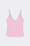 Soft strap yoga singlet - Dusty pink