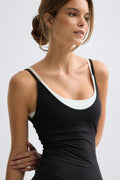 Soft strap yoga singlet - Blanc cassé