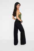 Waist hug flare jeans - Bleu