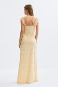 Frill maxi dress - Minirock/olive