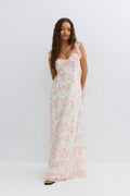Frill maxi dress - Minirock/olive