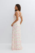 Frill maxi dress - Minirock/olive