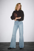 Icon loose bootcut jeans - Vintage blue