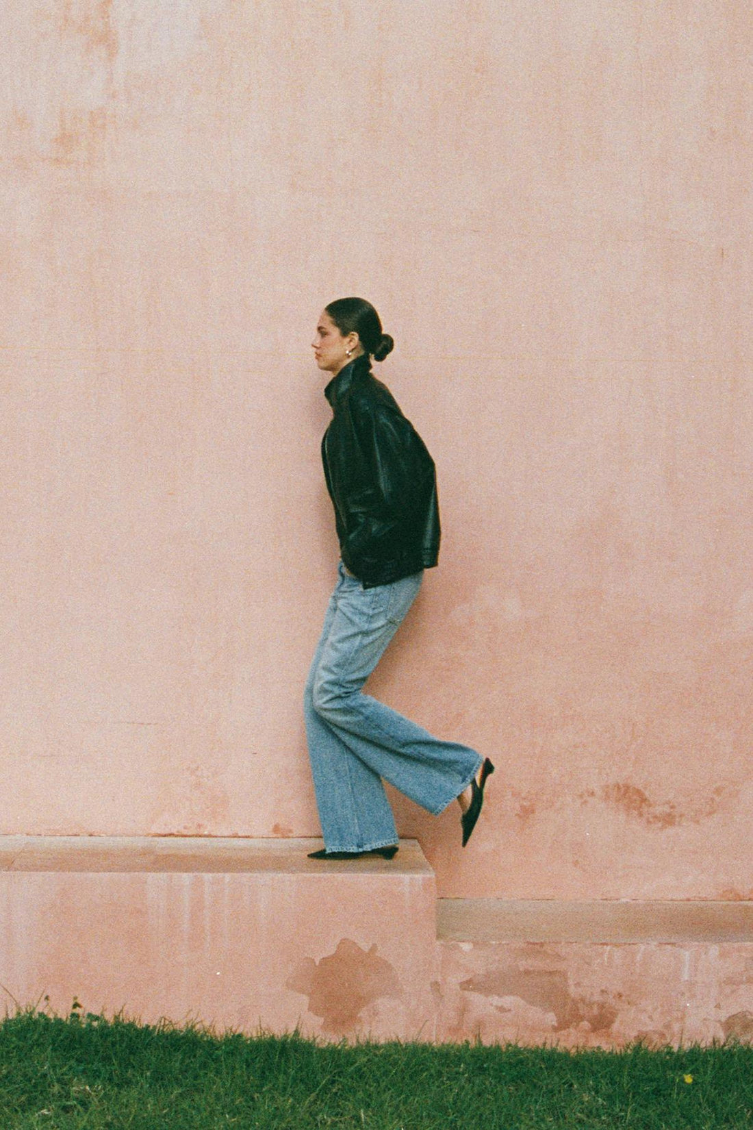 Icon loose bootcut jeans - Vintage blue
