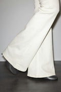Glow low flare jeans - Blanc cassé
