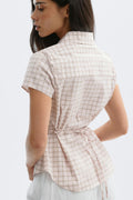 Shaped shirt - Blue stripe