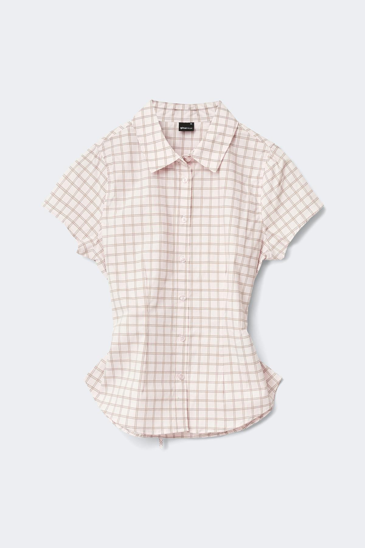 Shaped shirt - Bleu clair