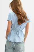 Shaped shirt - Blue stripe