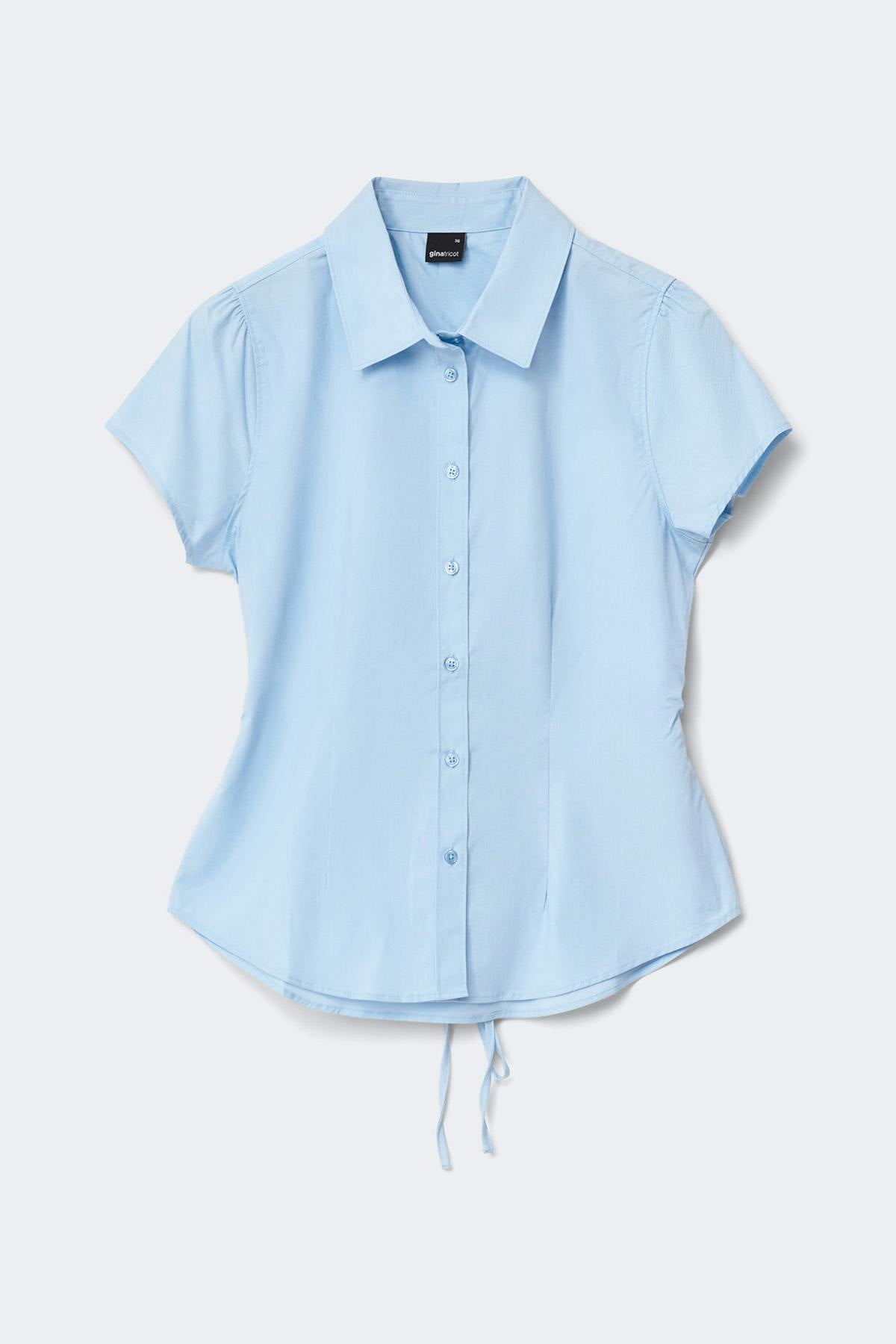 Shaped shirt - Blue stripe