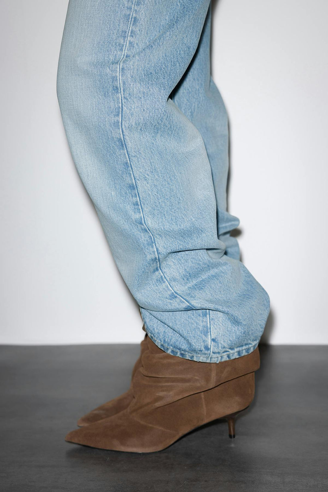 Rebell high wide jeans - Bleu clair