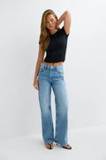 Rebell high wide jeans - Bleu
