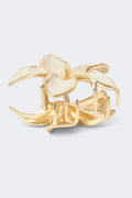 Metal flower hair clip