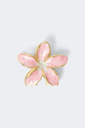 Metal flower hair clip