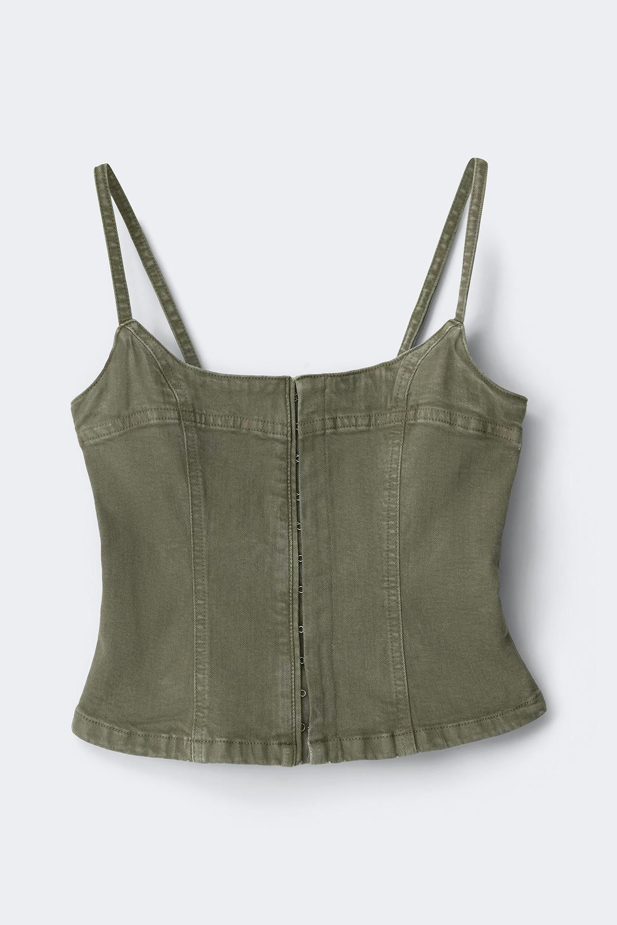 Sweet jean singlet - Kaki