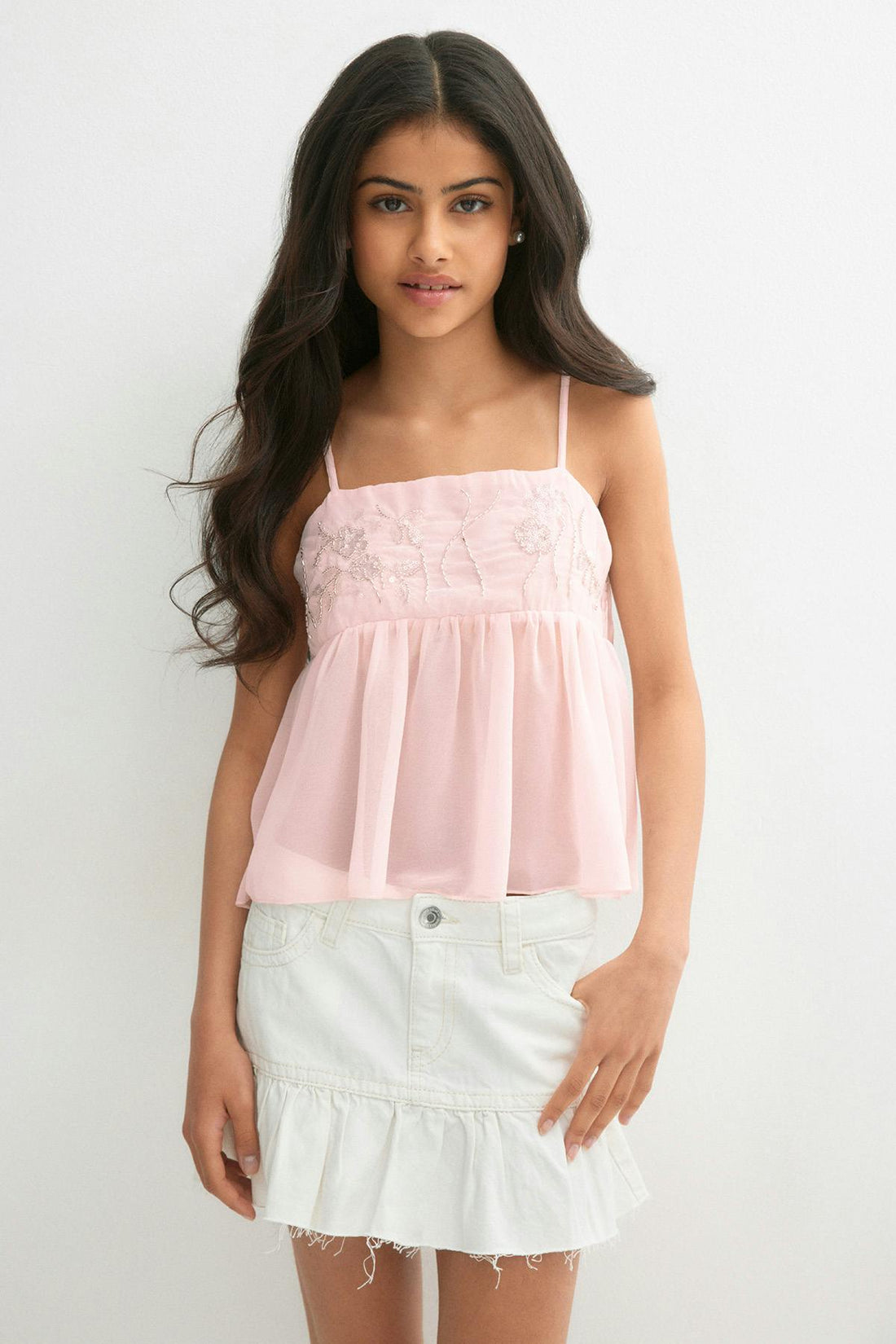 Y sequin singlet - Ballet slipper