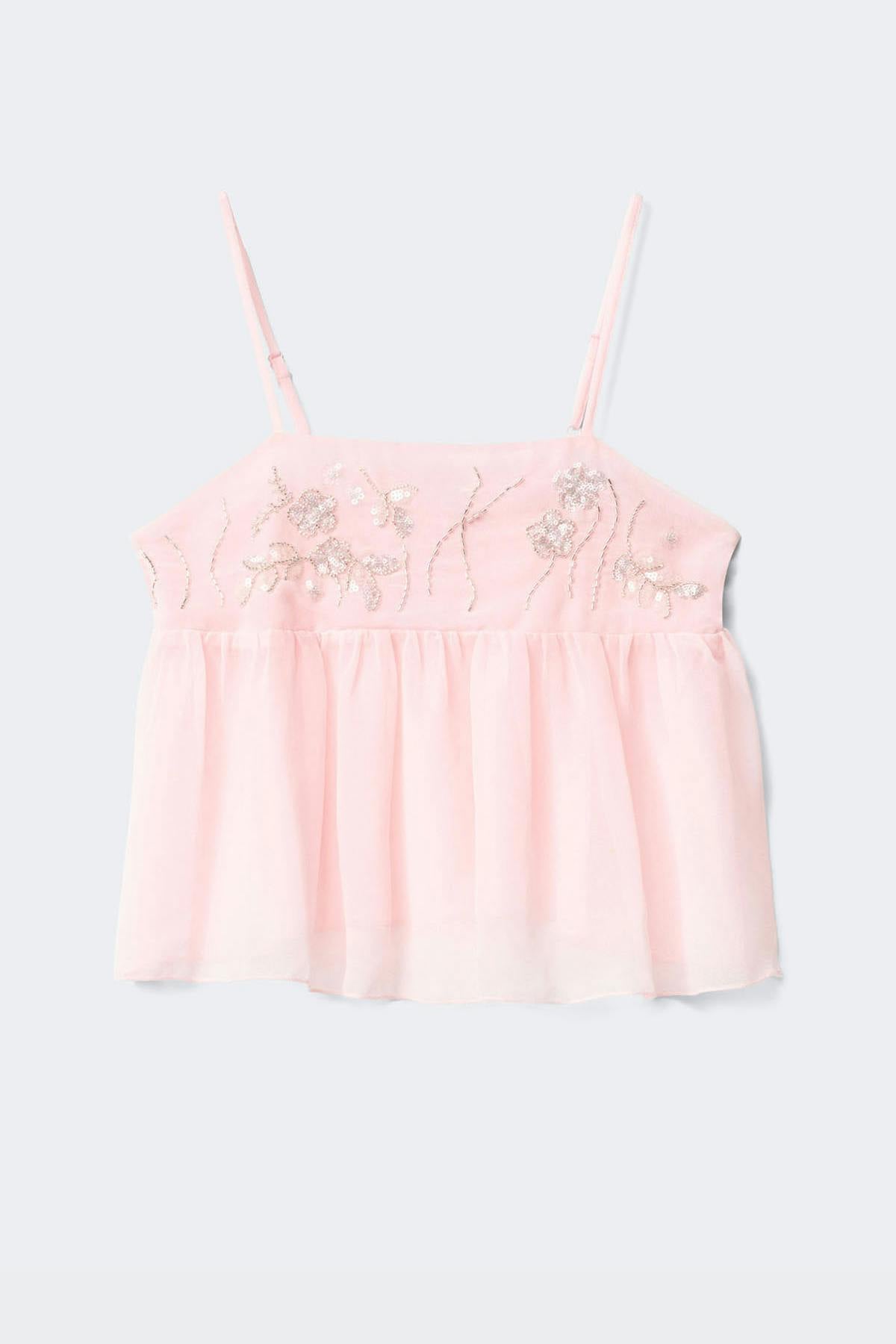 Y sequin singlet - Ballet slipper