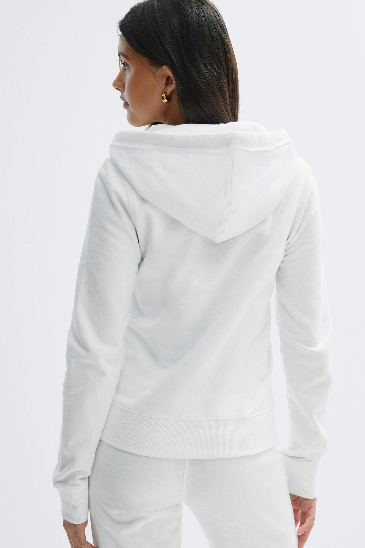 14+ 2 way zip hoodie - Lt greym/print