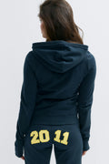 14+ 2 way zip hoodie - Navy blazer