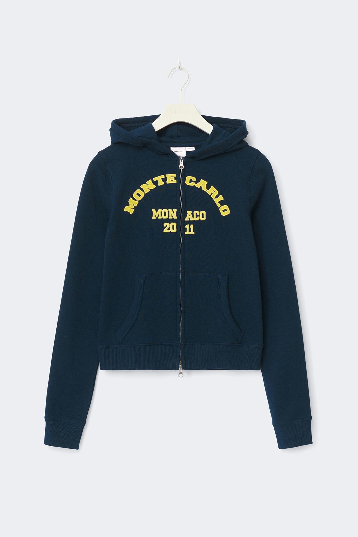 14+ 2 way zip hoodie - Navy blazer