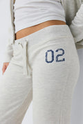 14+ low flare sweatpants - Lt greym/print