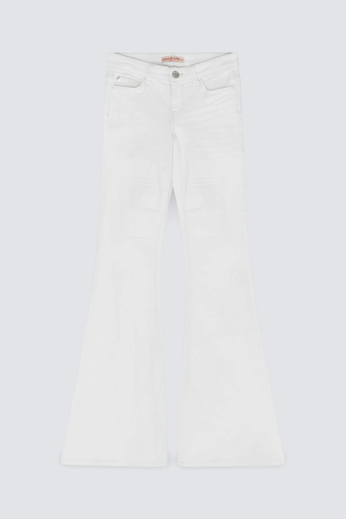 Glow low flare petite jeans - Offblack
