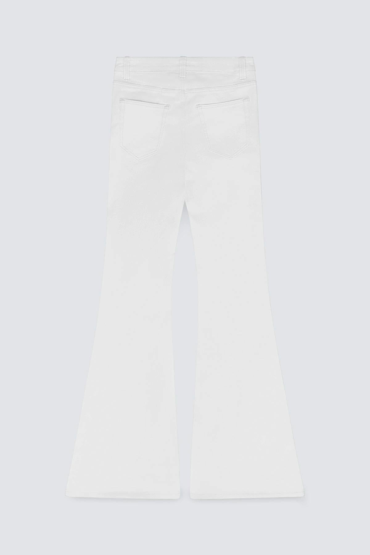 Glow low flare petite jeans - Bleu foncé