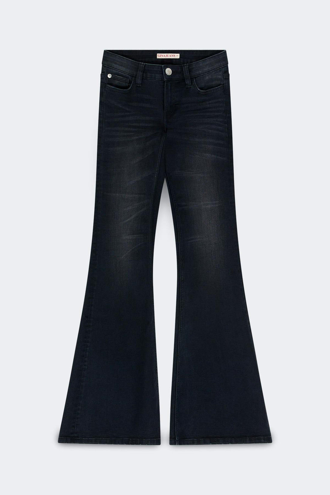 Glow low flare petite jeans - Offblack