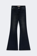Glow low flare tall jeans - Offblack