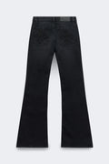 Glow rise flare petite jeans - Noir