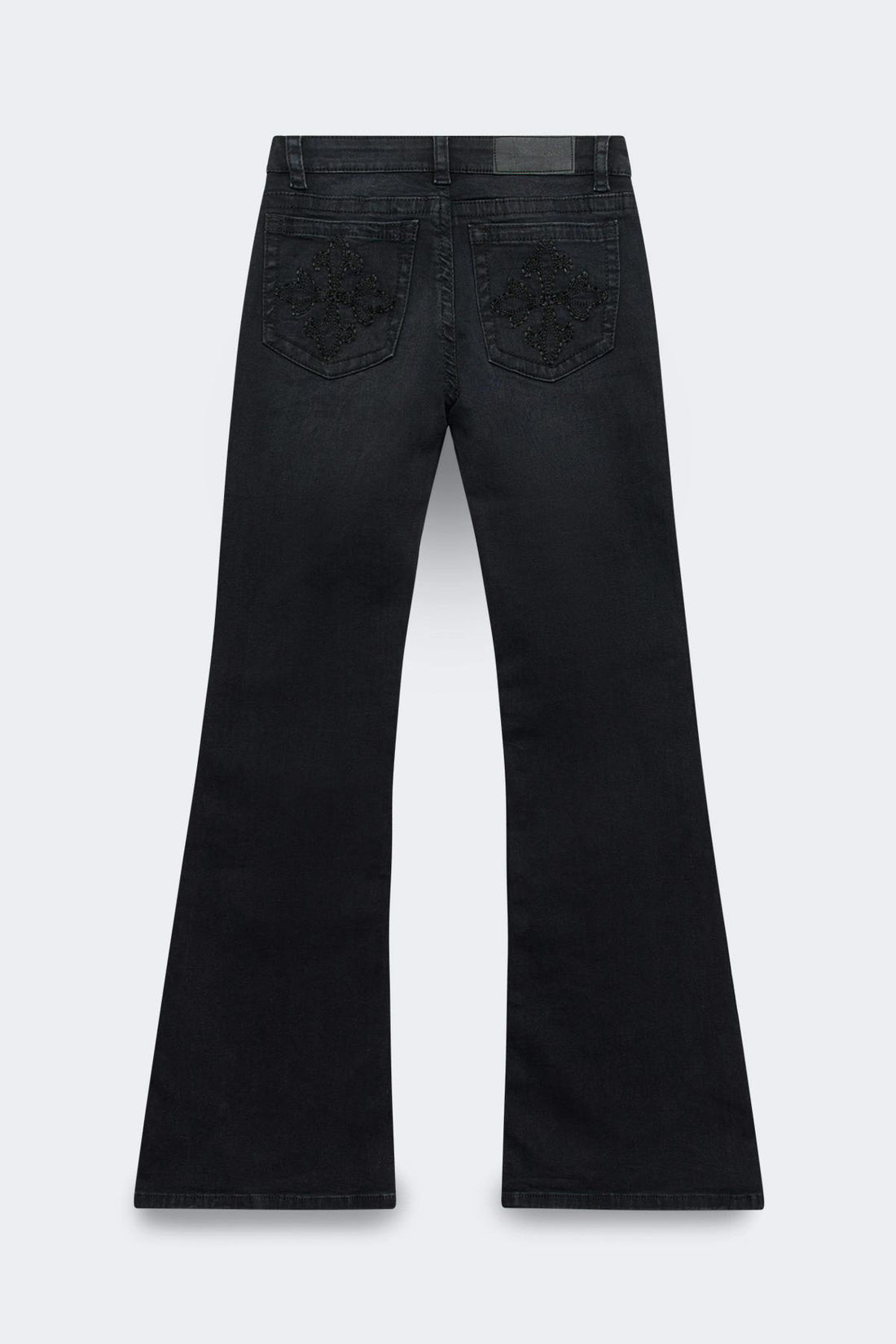 Glow rise flare tall jeans - Noir
