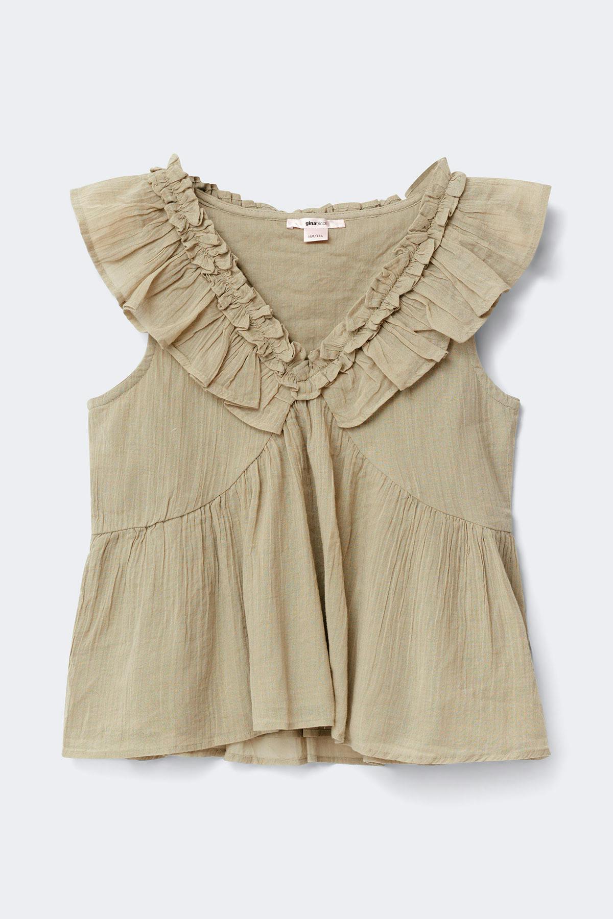 Y frill top - Vert
