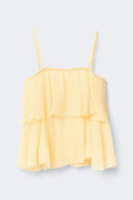 Y strap frill top - Flan