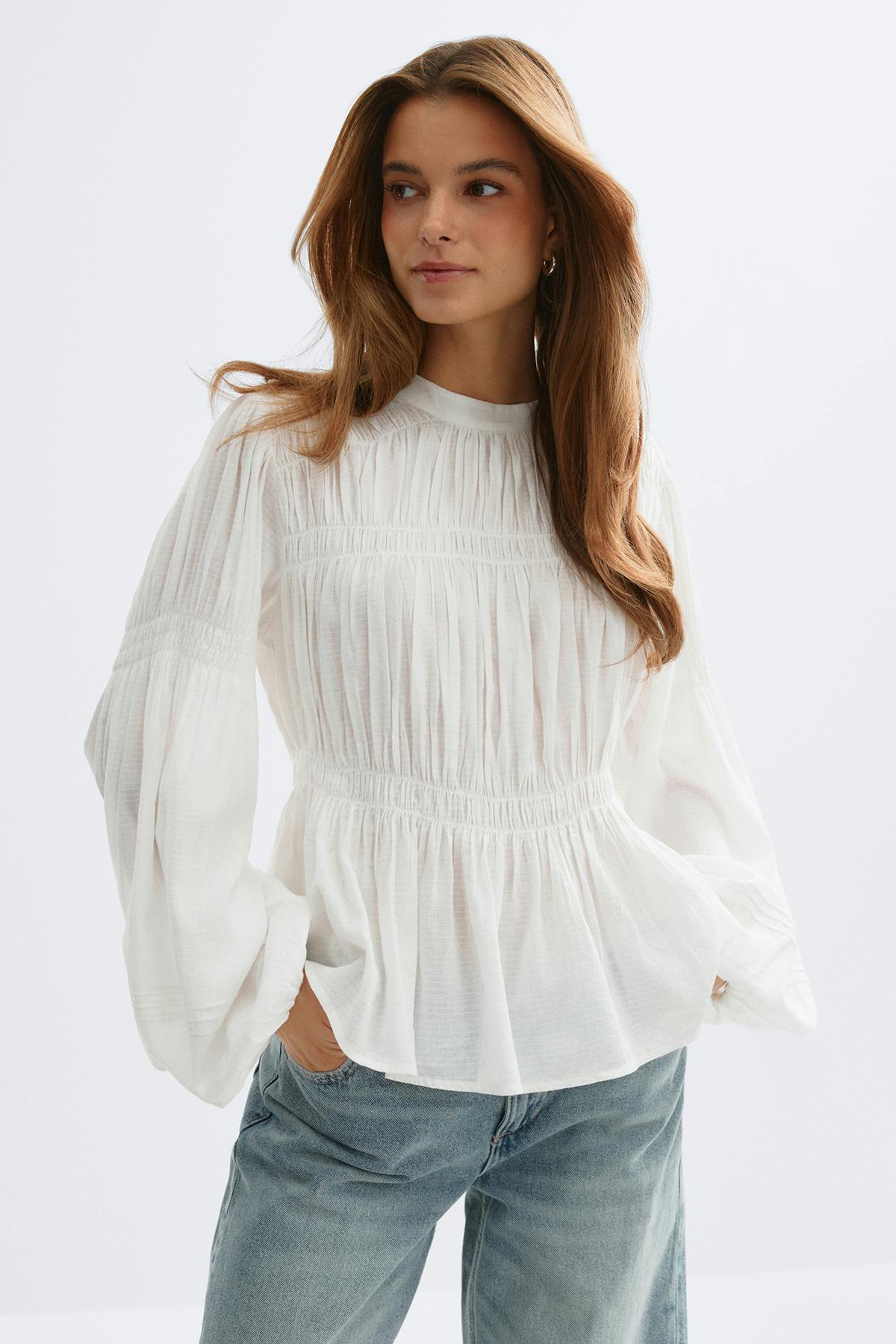 Smock blouse - Stripe