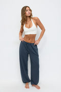 Soft sport sweatpants - Seal brown