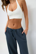 Soft sport sweatpants - Seal brown