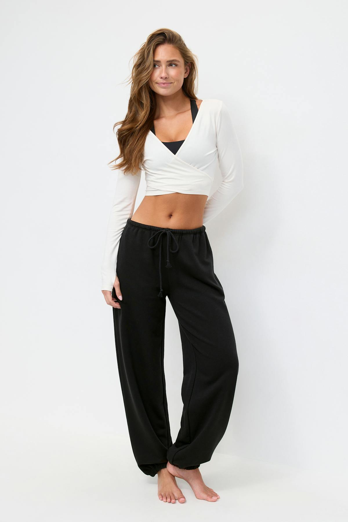 Soft sport sweatpants - Blanc cassé