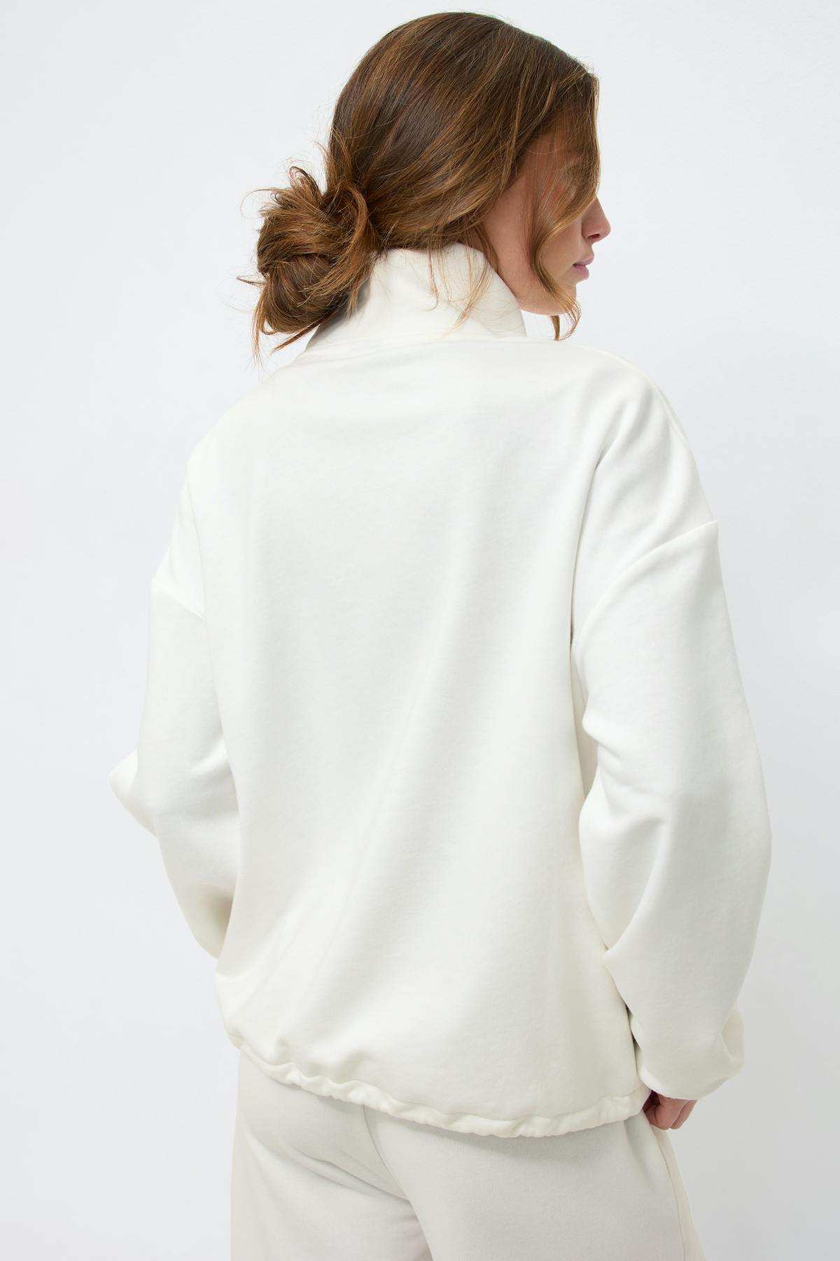 Soft sport zip sweater - Noir