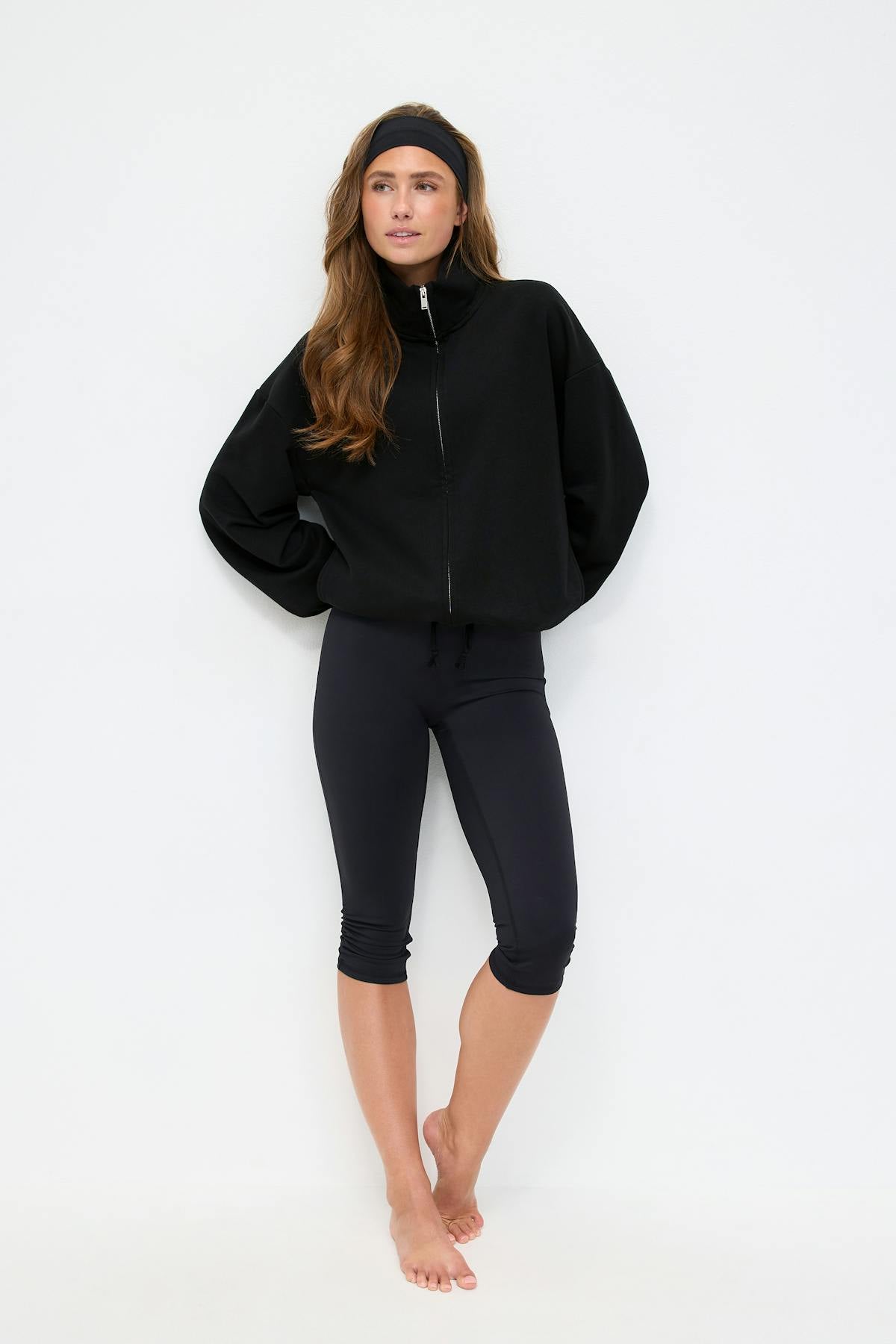 Soft sport zip sweater - Bordeaux