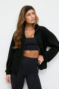 Soft sport zip sweater - Noir