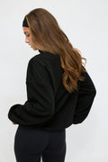 Soft sport zip sweater - Noir