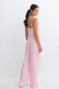 Loungewear trousers - Mini flower aop