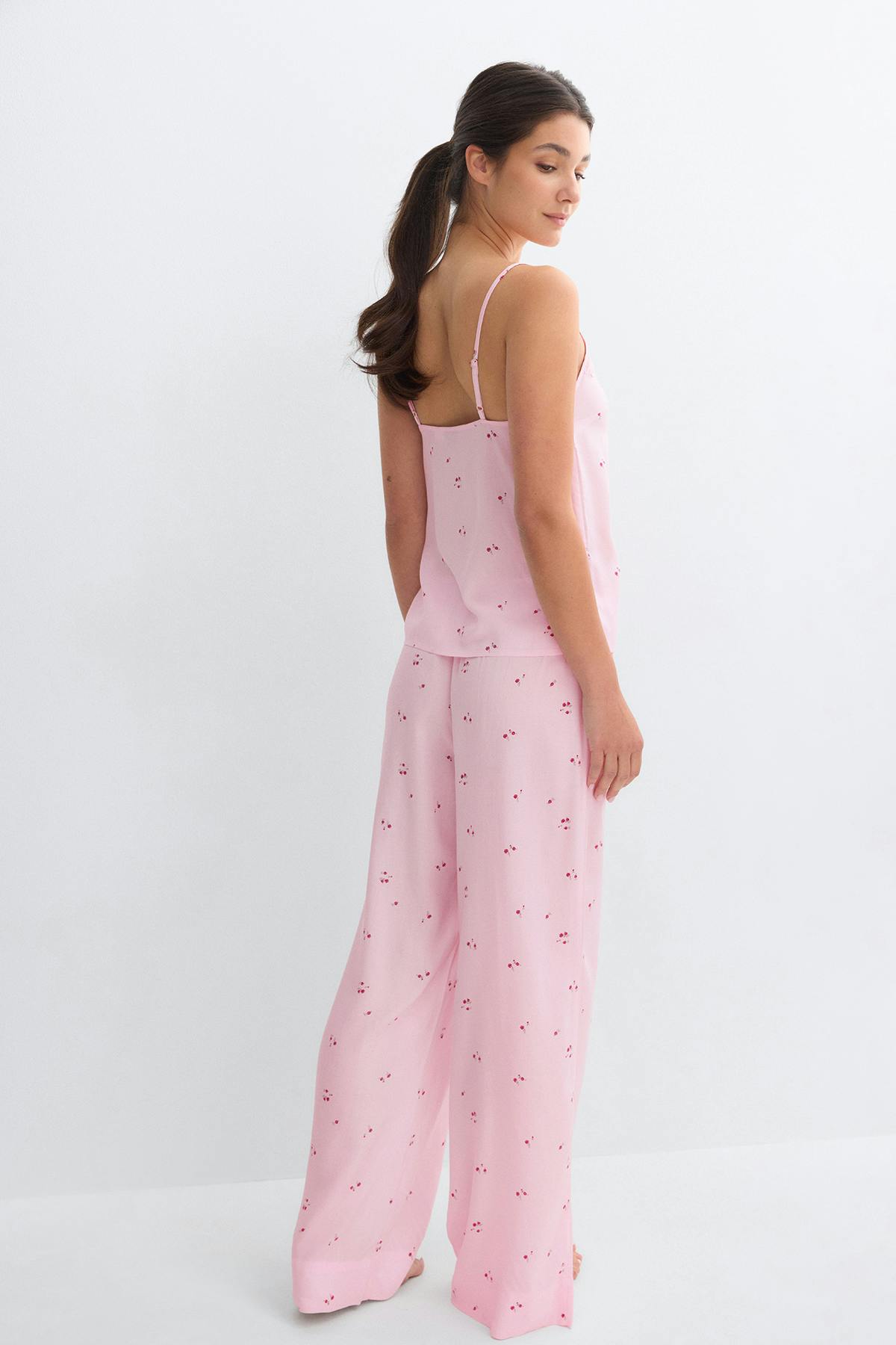 Loungewear trousers - Mini flower aop