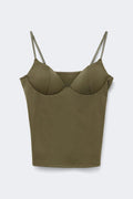Soft shaping wow singlet - Marron foncé