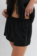 Loungewear shorts - Noir