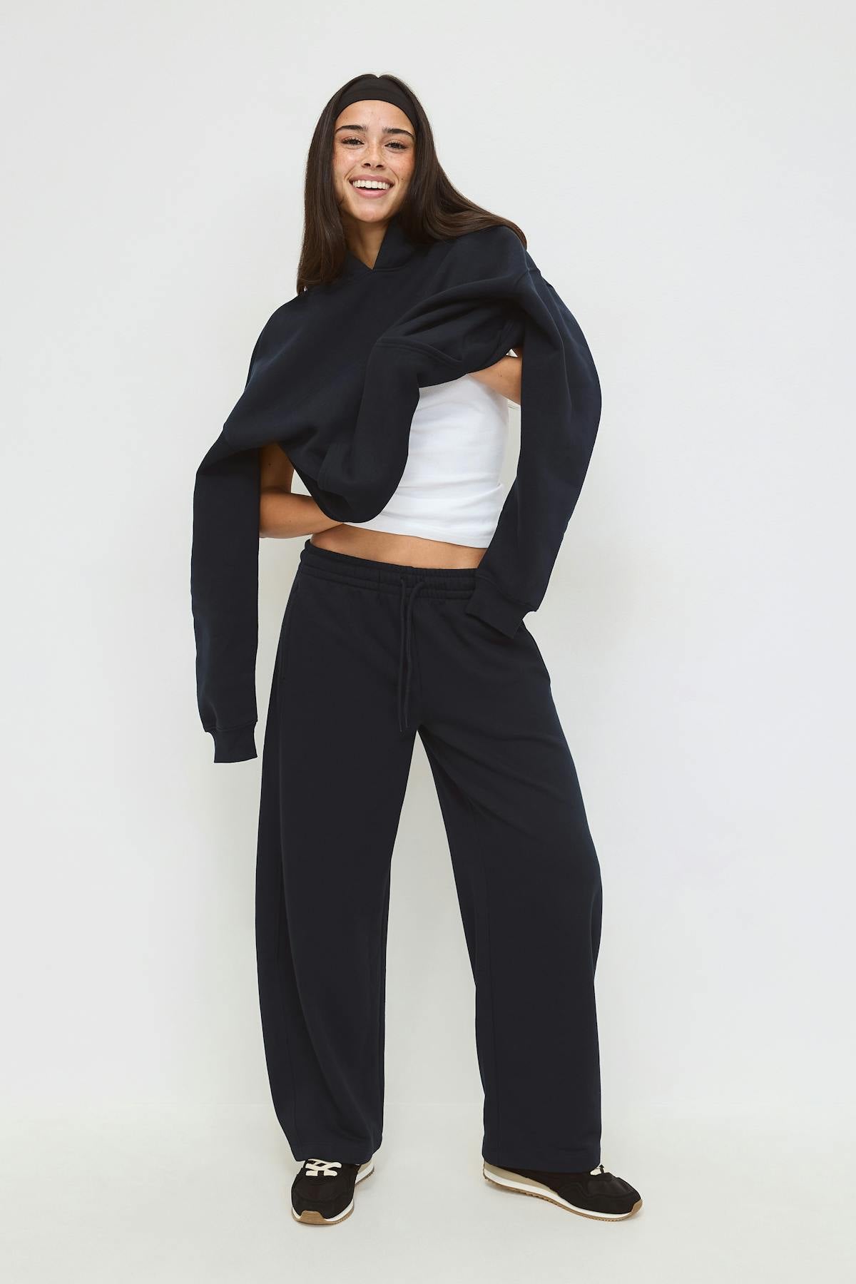 Barrel sweatpants - Lt grey melange