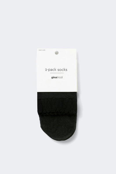 2 - pack dotted socks