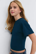 Y fitted tee - Navy blazer